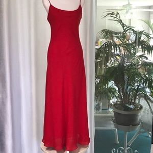 Red Slip Dress (lined) by Kamisato